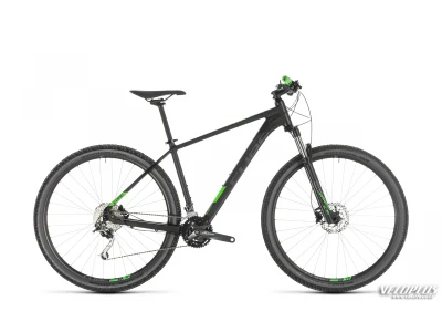 Bike Cube Analog black-n-green 14"