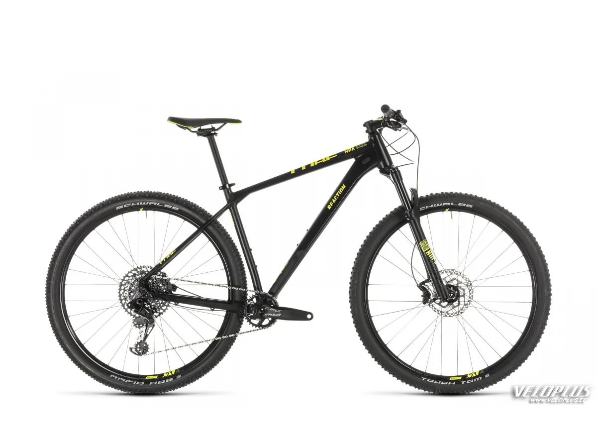 Bike Cube Reaction Race black-n-flashyellow 23"