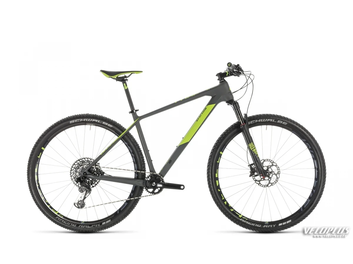 Bike Cube Reaction C:62 Race Eagle grey-n-green 19"