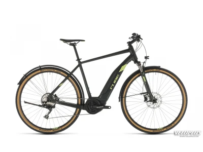 Elektriratas Cube Cross Hybrid EXC 500 Allroad roheline-roheline 50 cm