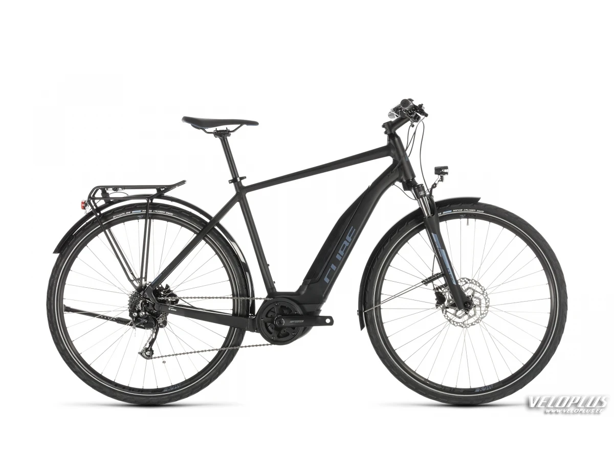 Bike Cube Touring Hybrid ONE 400 black-n-blue 50 cm