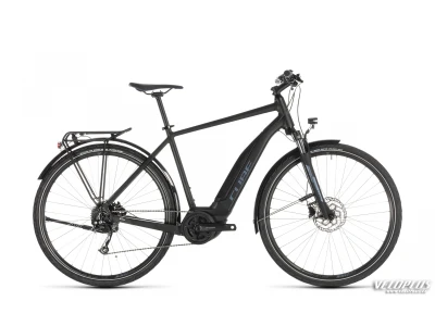 Bike Cube Touring Hybrid ONE 400 black-n-blue 54 cm