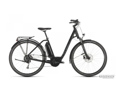 Elektriratas Cube Town Sport Hybrid ONE 400 must-hall Easy Entry 54 cm