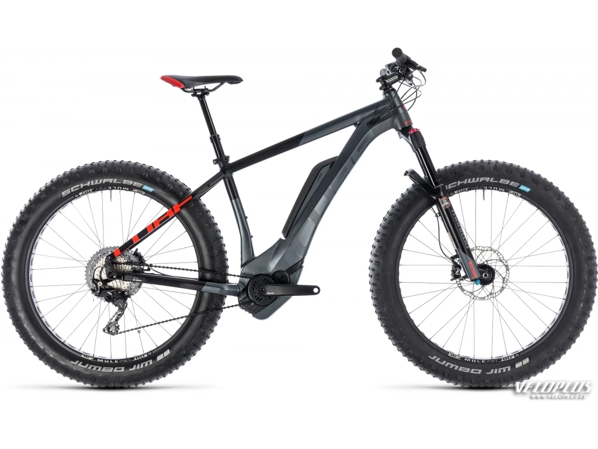 Fatbike Cube Nutrail Hybrid 500 iridium´n´red 19"