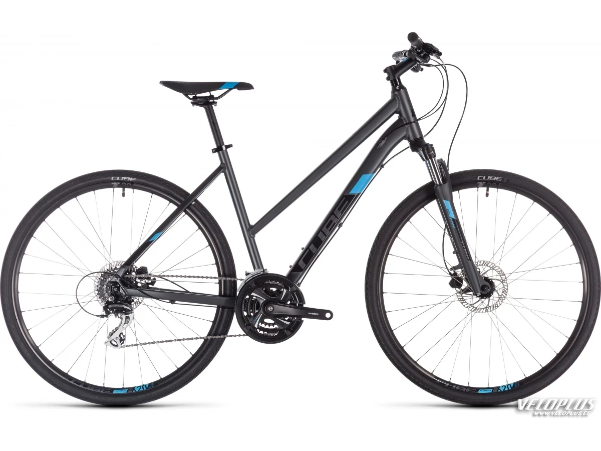 Bike Cube Nature iridium-n-blue Trapeze 54 cm