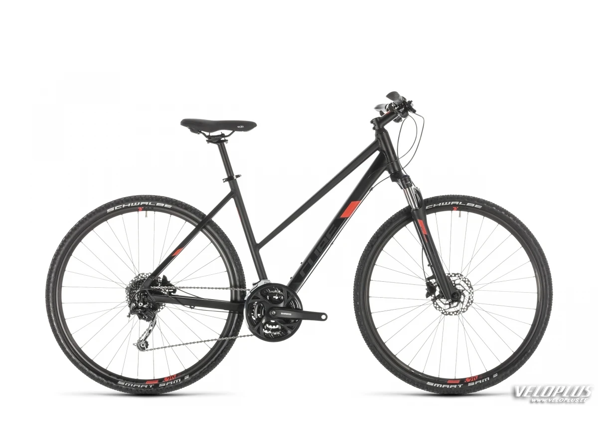 Bike Cube Nature Pro black-n-red Trapeze 50 cm