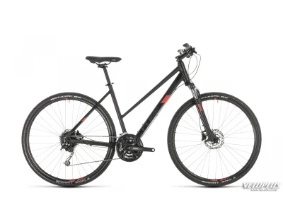 Bike Cube Nature Pro black-n-red Trapeze 50 cm