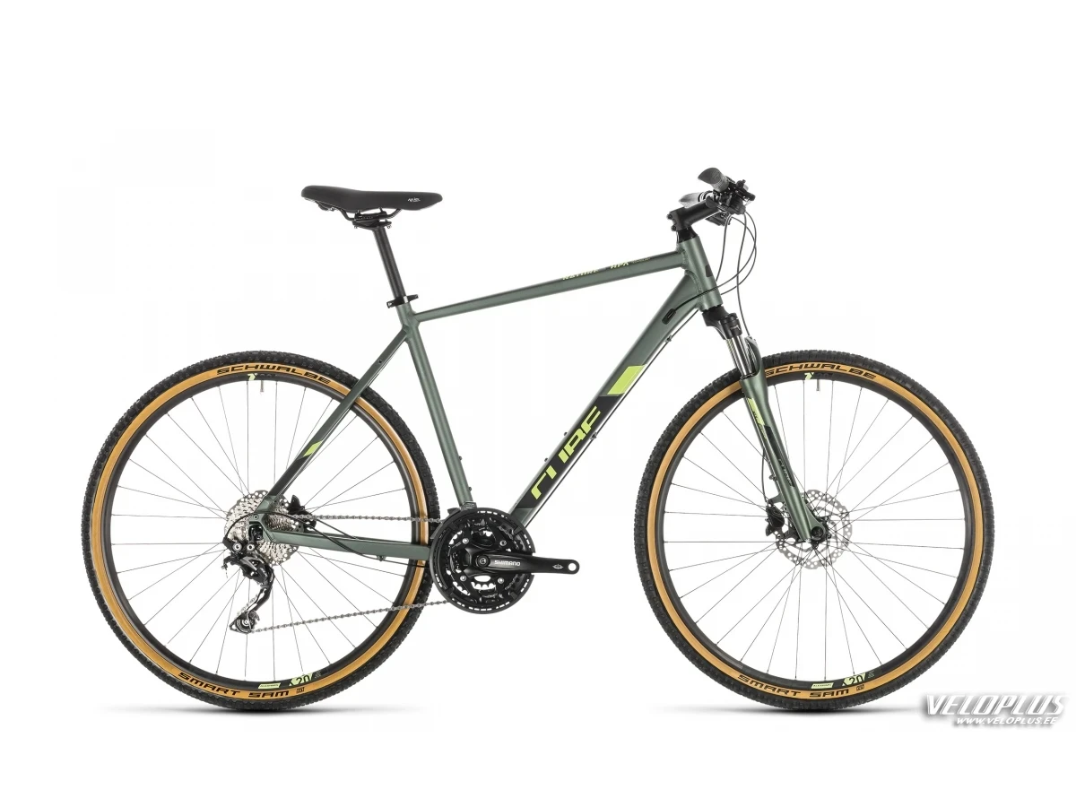 Bike Cube Nature EXC green-n-black 62 cm