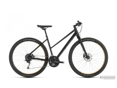 Bike Cube Hyde black-n-yellow Trapeze 50 cm