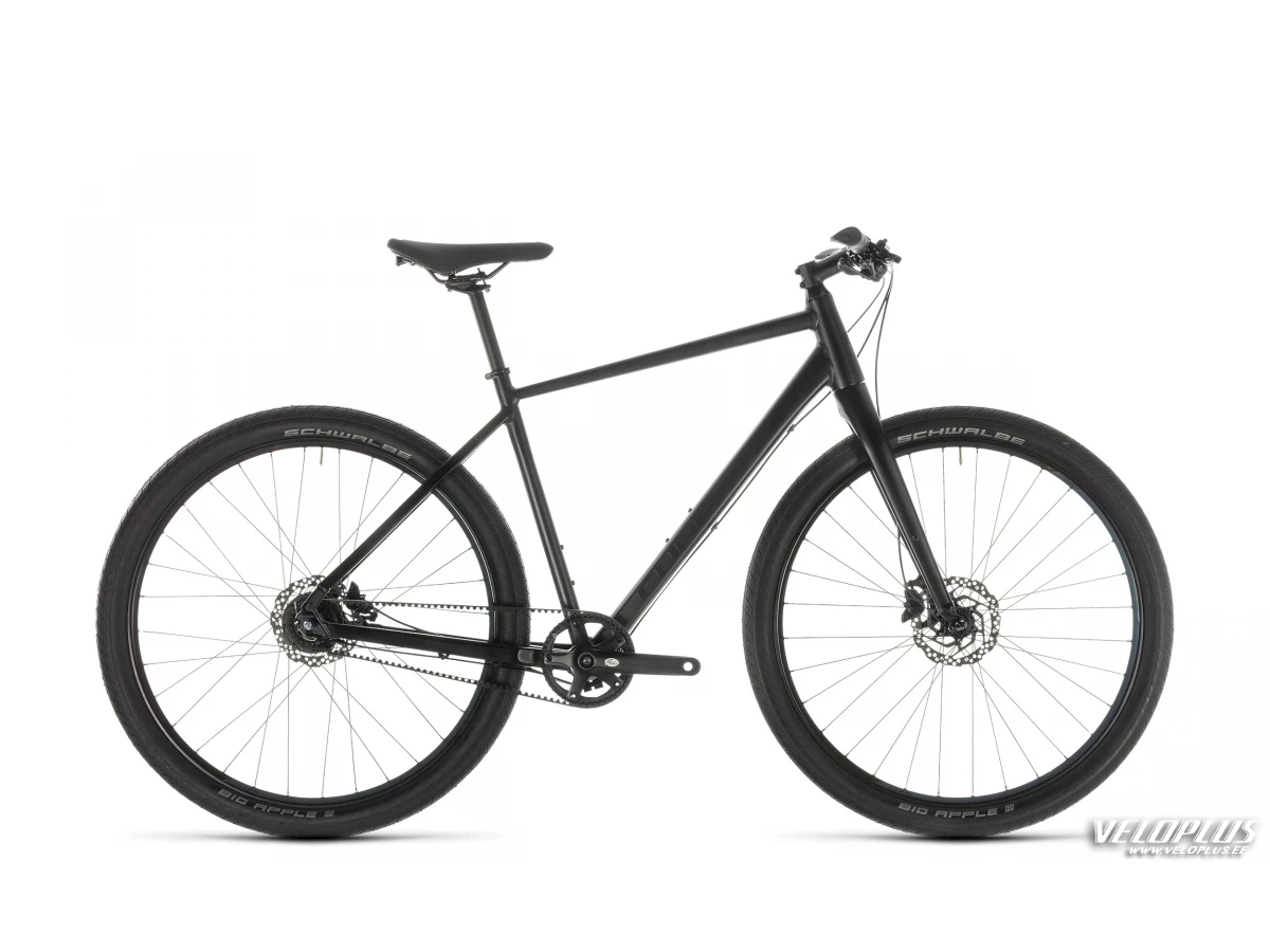 Bike Cube Hyde Pro black-n-blue 54 cm