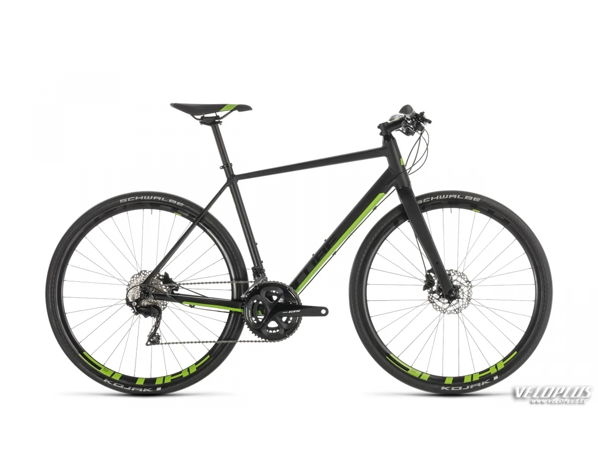 Bike Cube SL Road Race black-n-green 56 cm