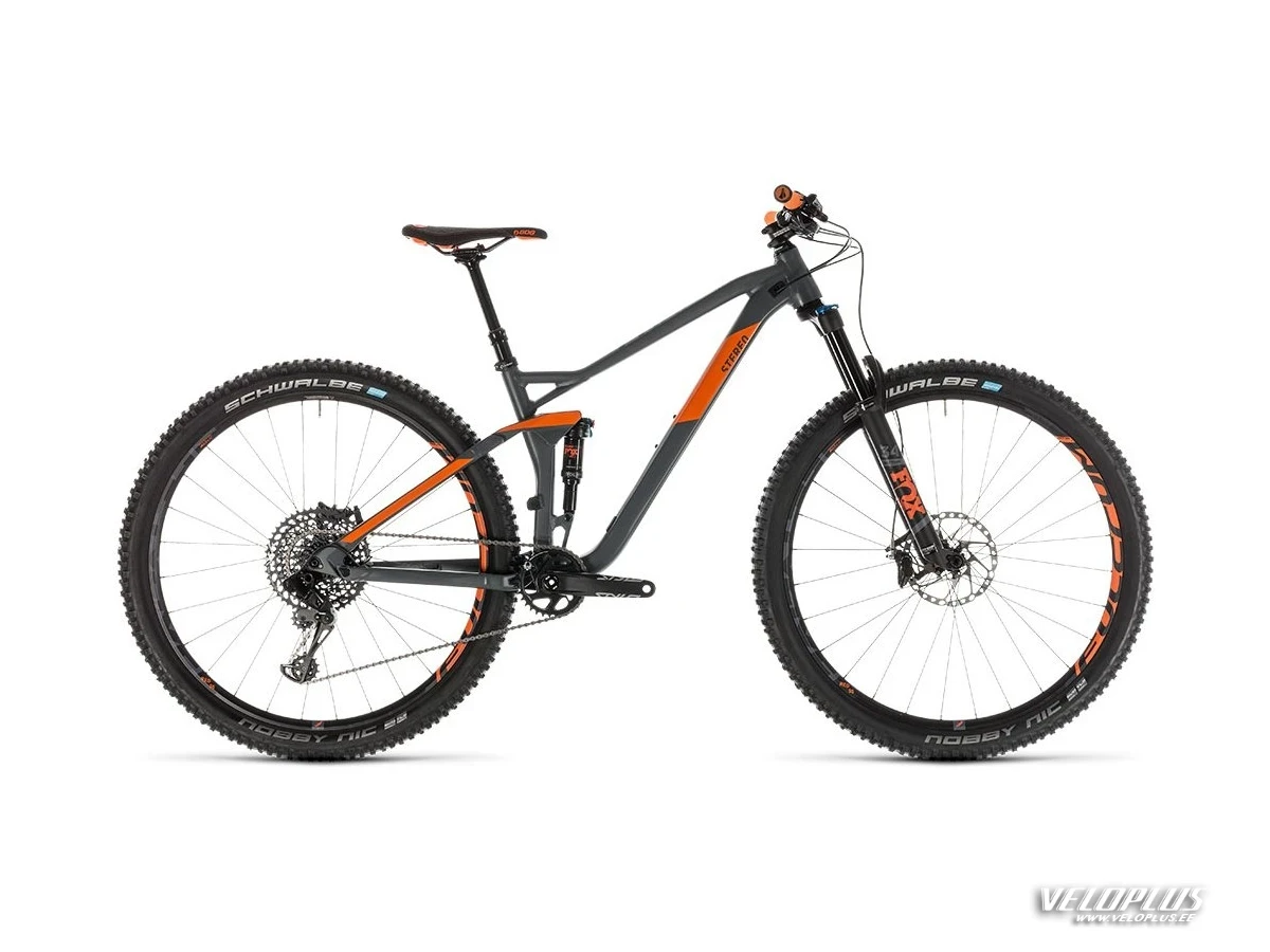 Bike Cube Stereo 120 TM 29 grey-n-orange 22"