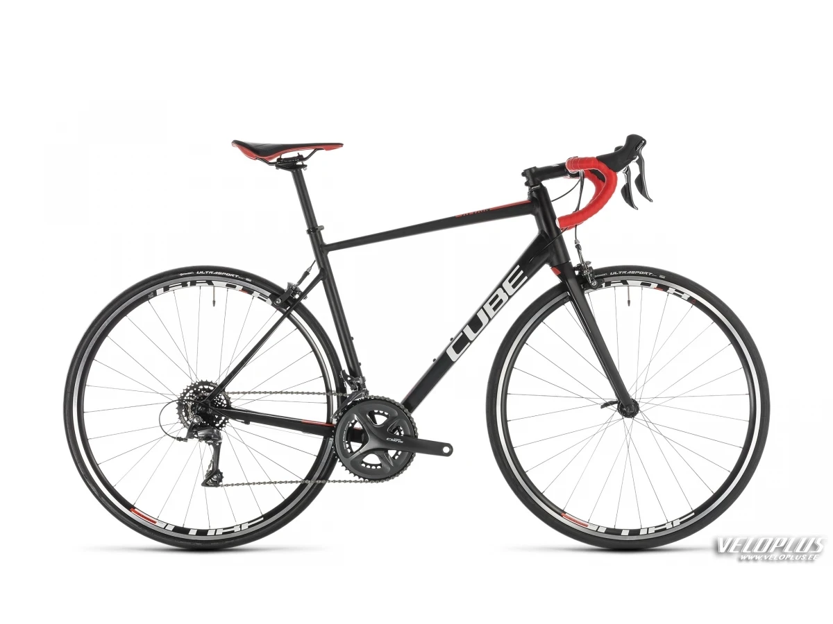 Bike Cube Attain black-n-red 50 cm
