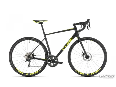 Ratas Cube Attain Race Disc must-kollane 50 cm