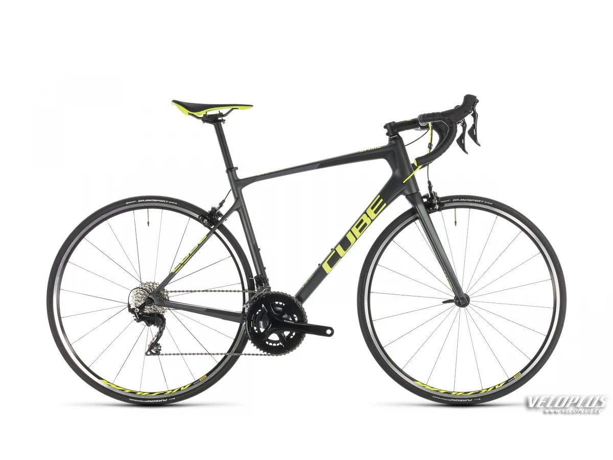 Ratas Cube Attain GTC Pro tumehall-kollane 56 cm