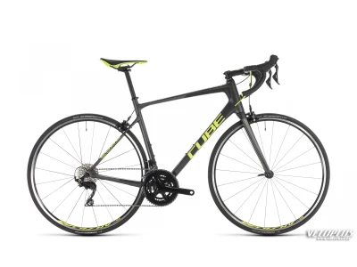 Ratas Cube Attain GTC Pro tumehall-kollane 56 cm