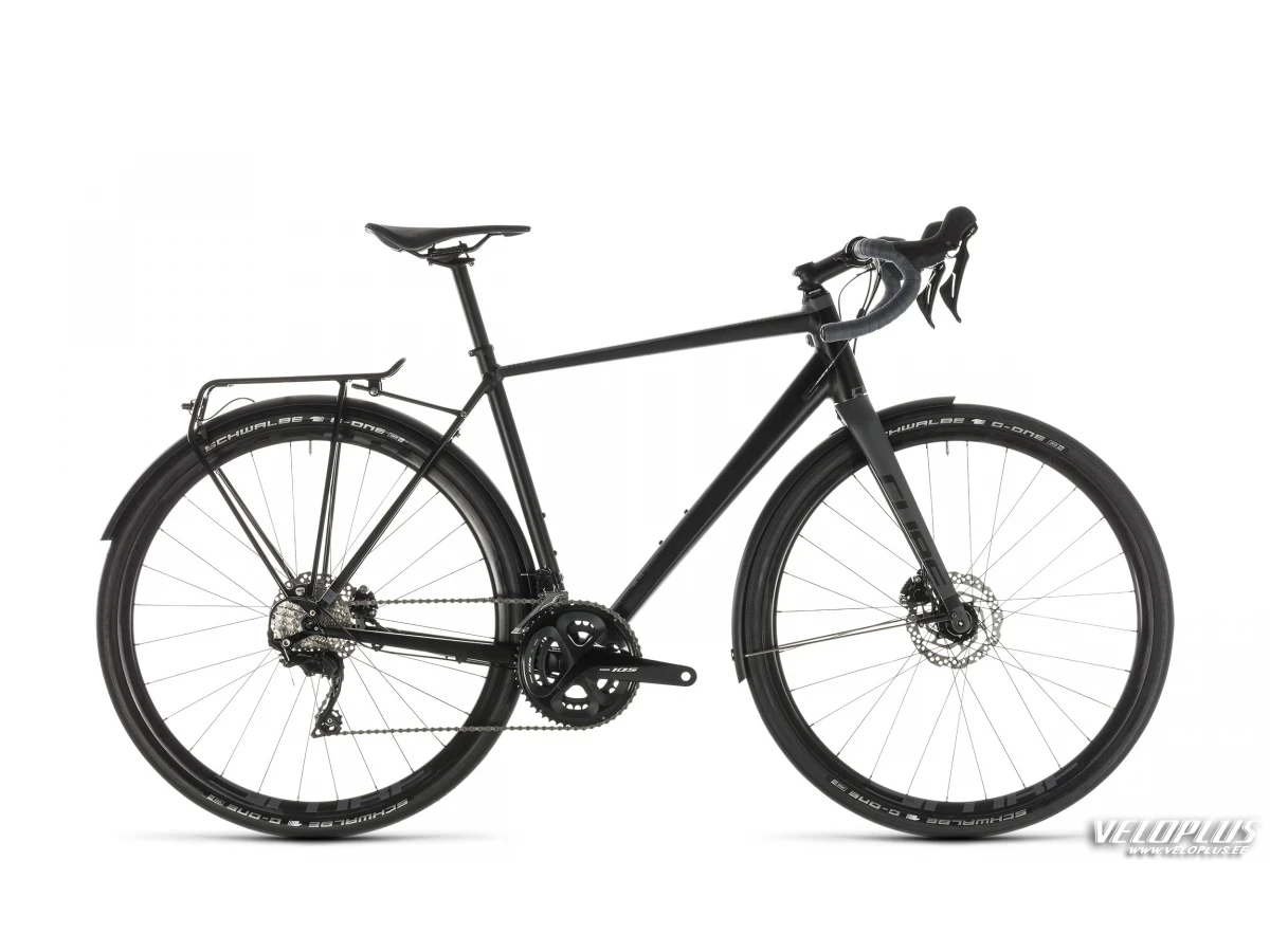 Bike Cube Nuroad Race FE black-n-grey 61 cm