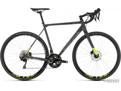 Ratas Cube Cross Race Pro hall-kollane 58 cm