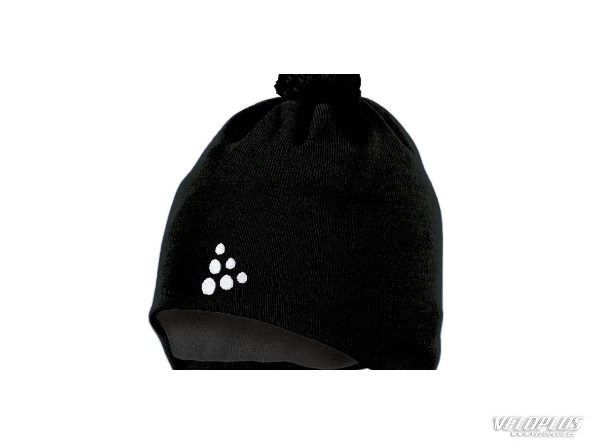 Suusamüts Craft Champ must 58 L/XL tuulekindel