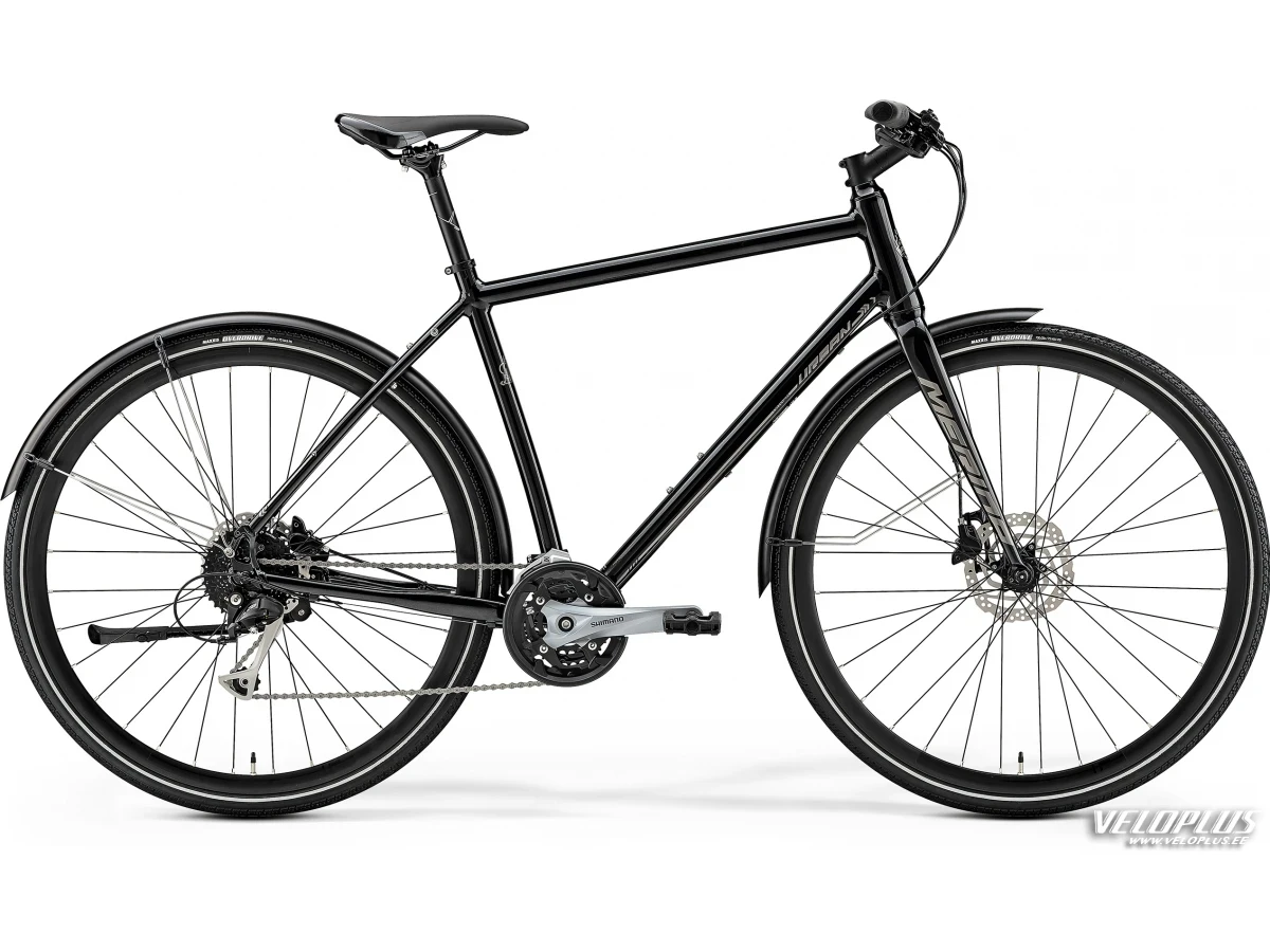 Bike Merida CROSSWAY URBAN 100 XL(58) glossy black (silver)