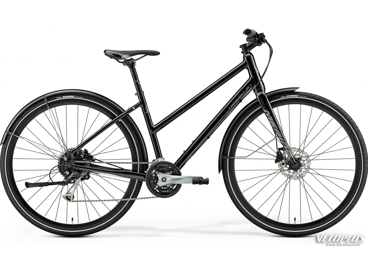 Bike Merida CROSSWAY URBAN 100 L(54L) glossy black (silver)