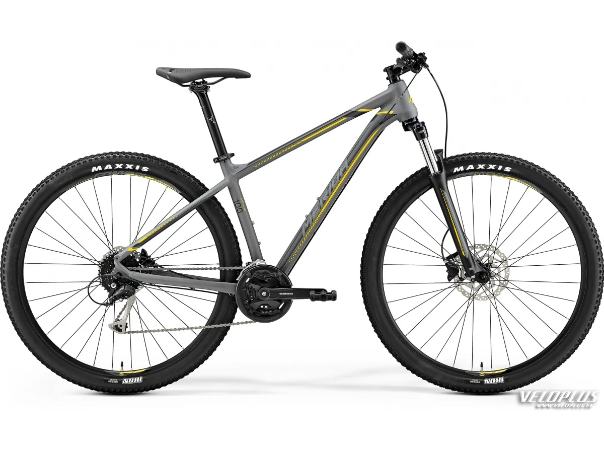 Ratas Merida BIG.NINE 100 L(18.5) matt hall-kollane-tumehall