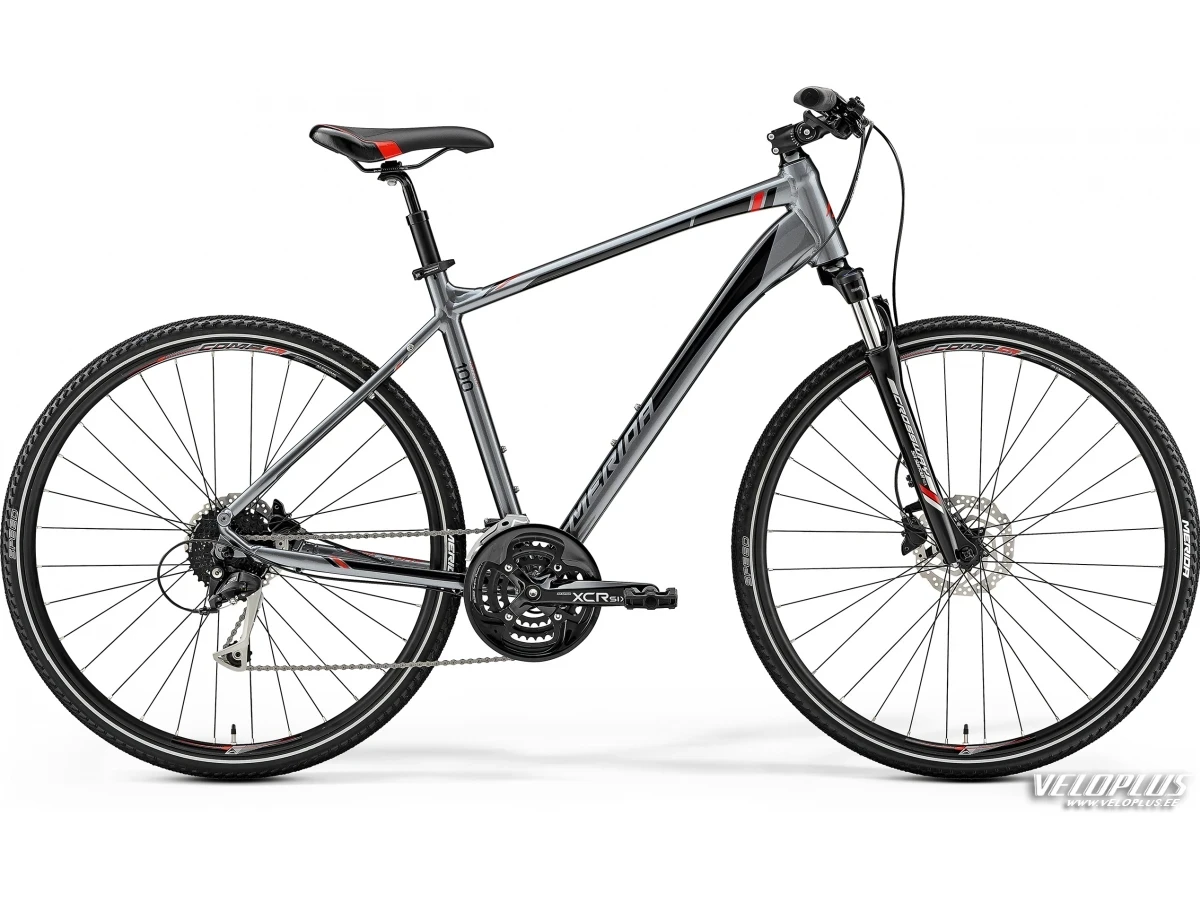 Bike Merida CROSSWAY 100 L(55) dark silver(red/black)
