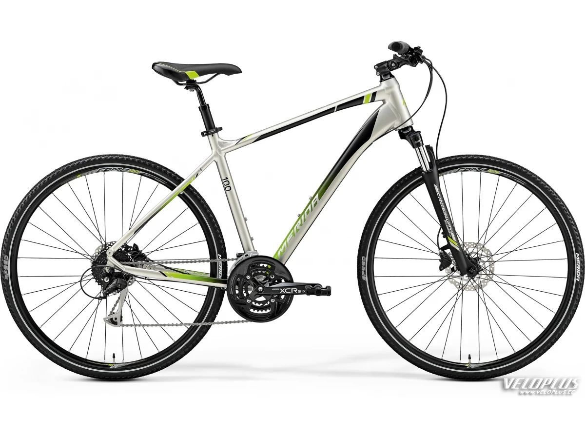 Ratas Merida CROSSWAY 100 L(55) titaan-roheline
