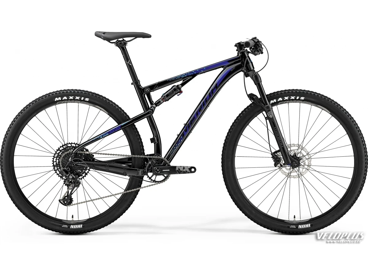 Велосипед Merida NINETY-SIX 9.600 L(20) glossy black(blue/silver)