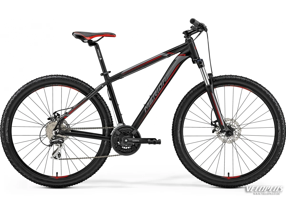 Велосипед Merida BIG.SEVEN 20-MD S matt black(red/silver)