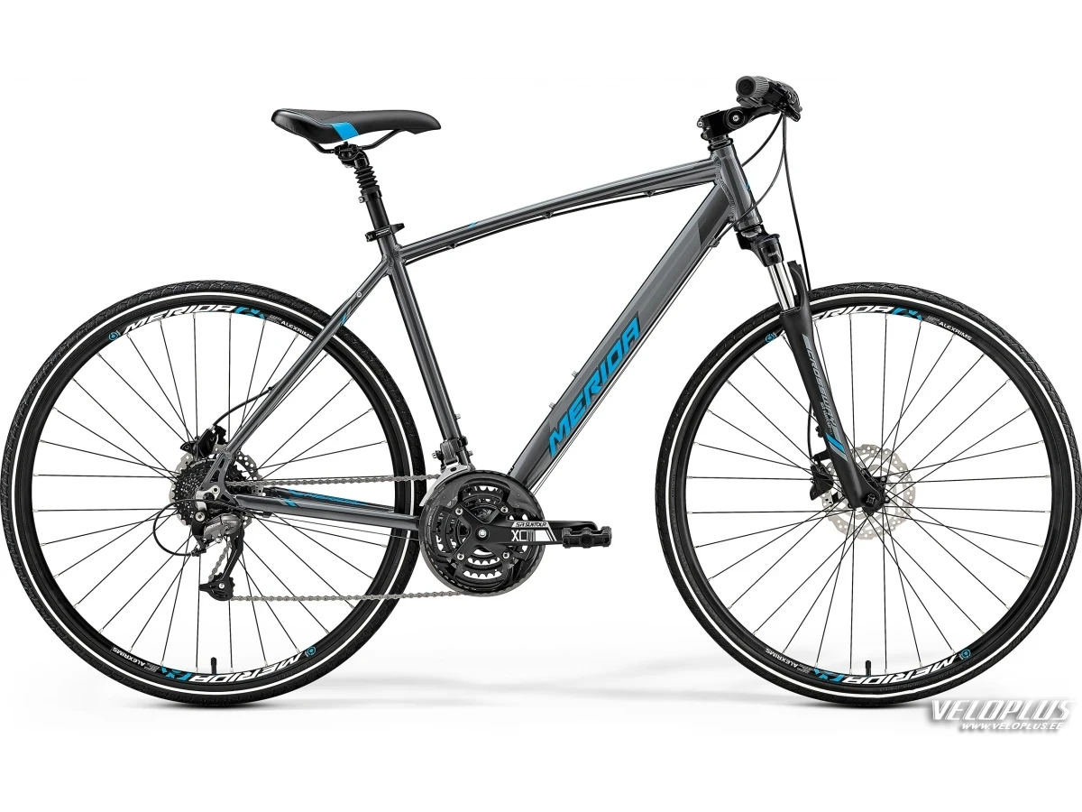 Ratas Merida CROSSWAY 40-D XXL(61) tumehõbedane-sinine