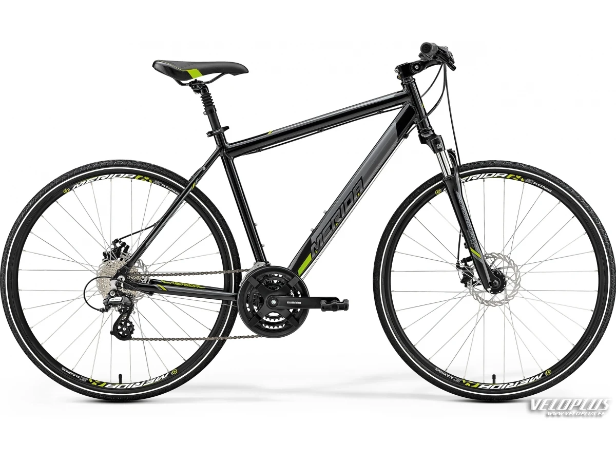 Polkupyörä MeridaCROSSWAY 15-MD XL(58) metallic black(green)
