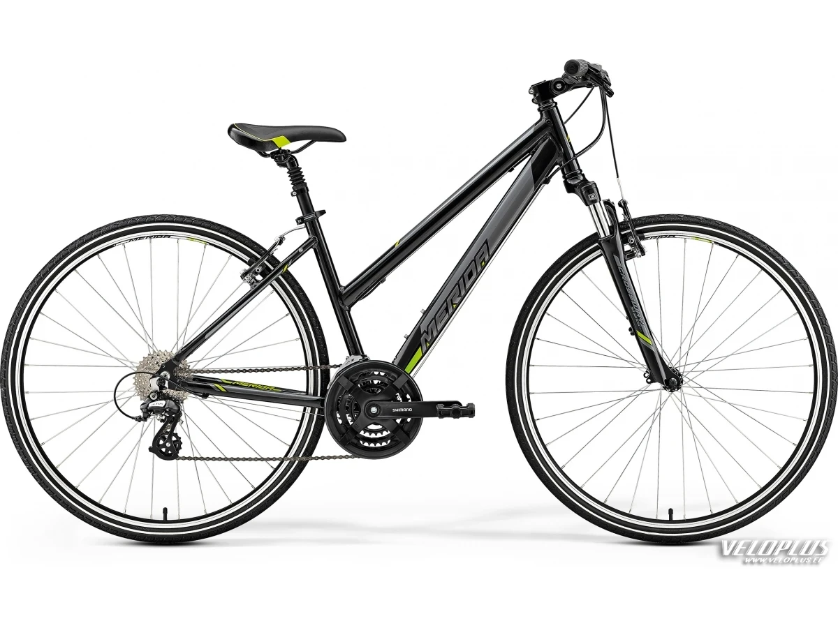 Polkupyörä MeridaCROSSWAY 15-V S(46L) metallic black(green)