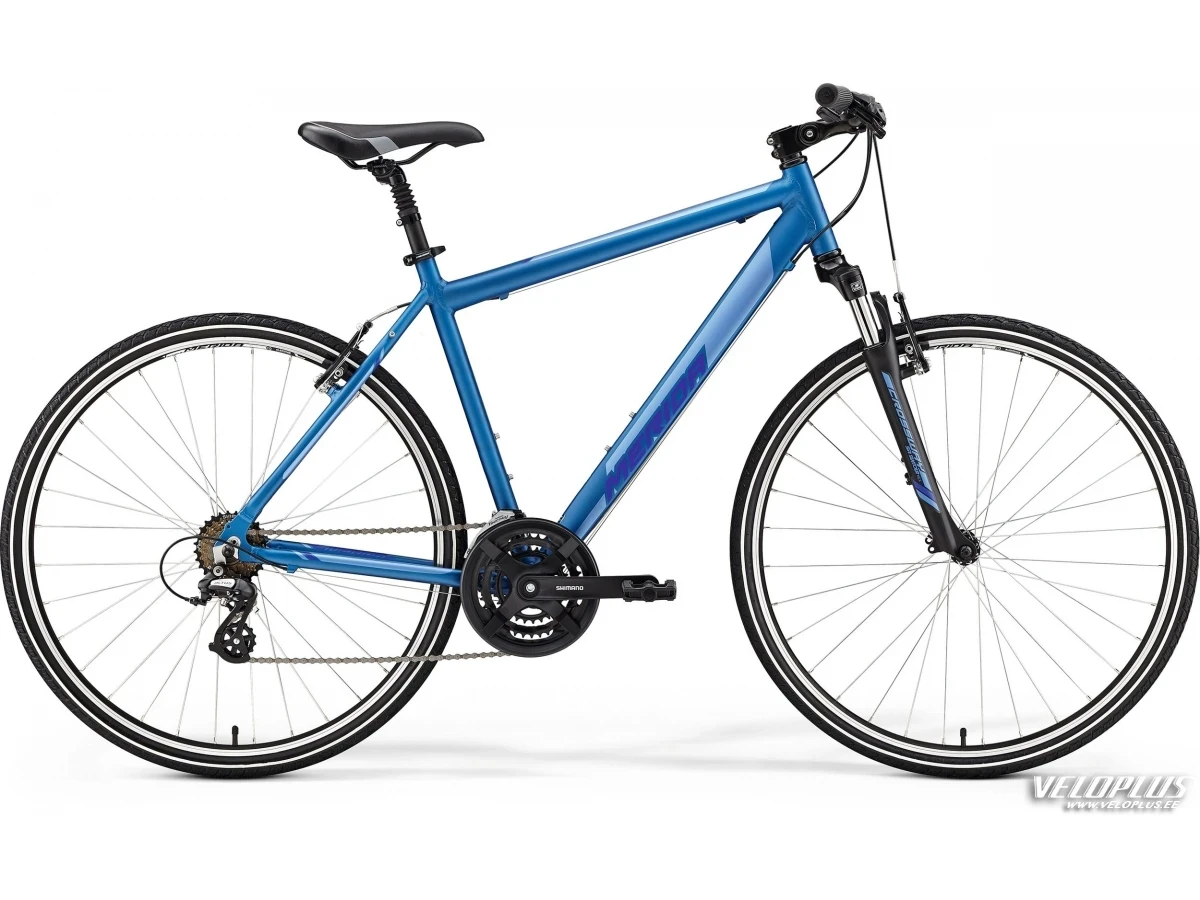 Bike Merida CROSSWAY 10-V S-M(48) silk sea blue(silver/dark blue)