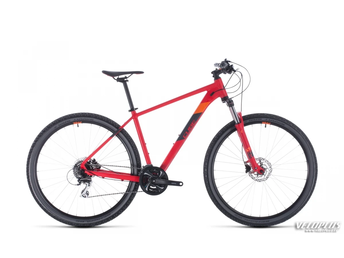 Ratas Cube Aim Race punane-oranž 16"