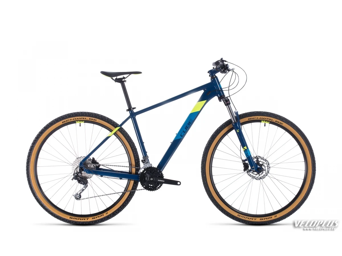 Ratas Cube Aim SL sinine-kollane 16"