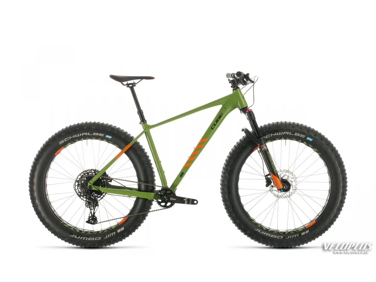 Polkupyörä Cube Nutrail green´n´orange 21"