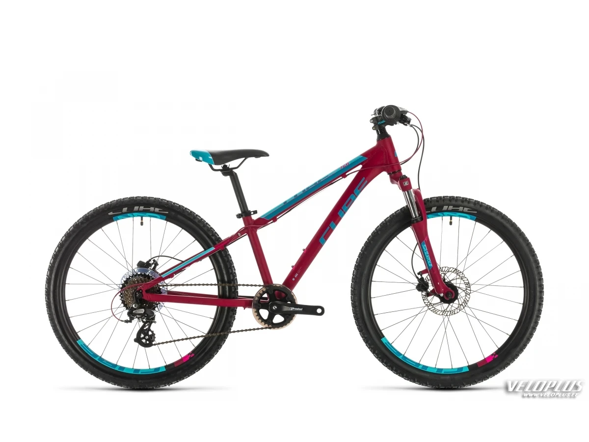 Bike Cube Access 240 Disc girl berry´n´aqua´n´pink 24"