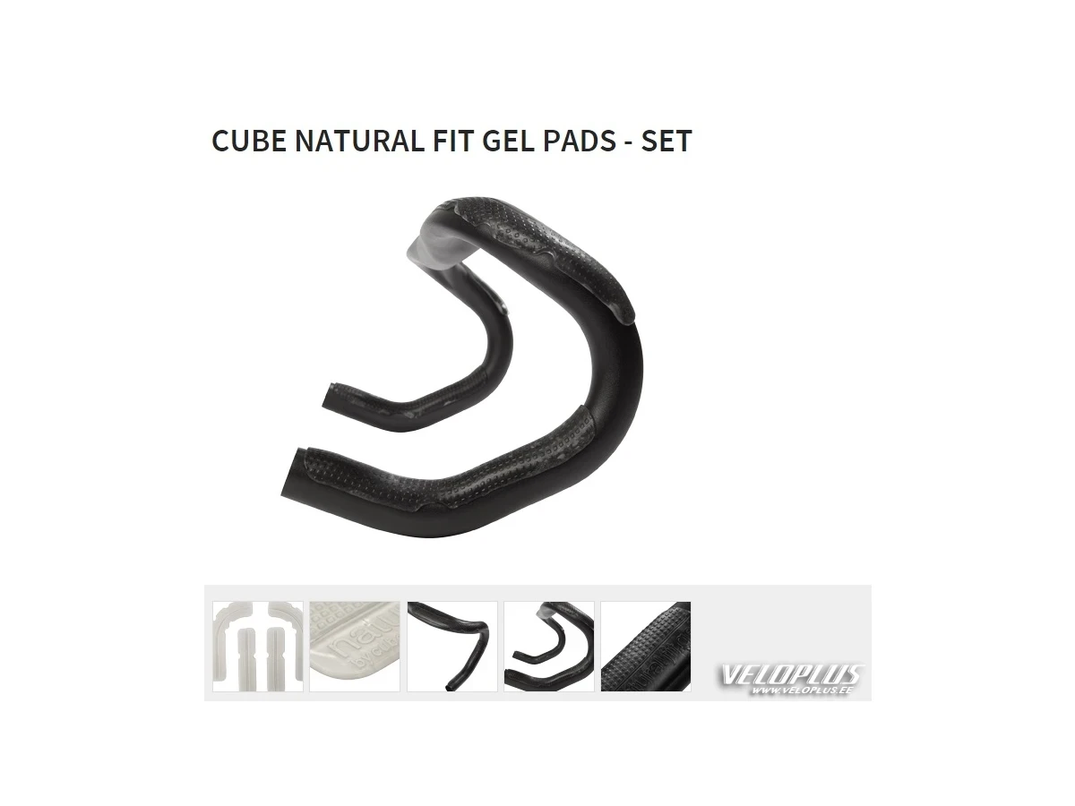 Cube Geelipadjad juhtrauale Natural Fit läbipaistev
