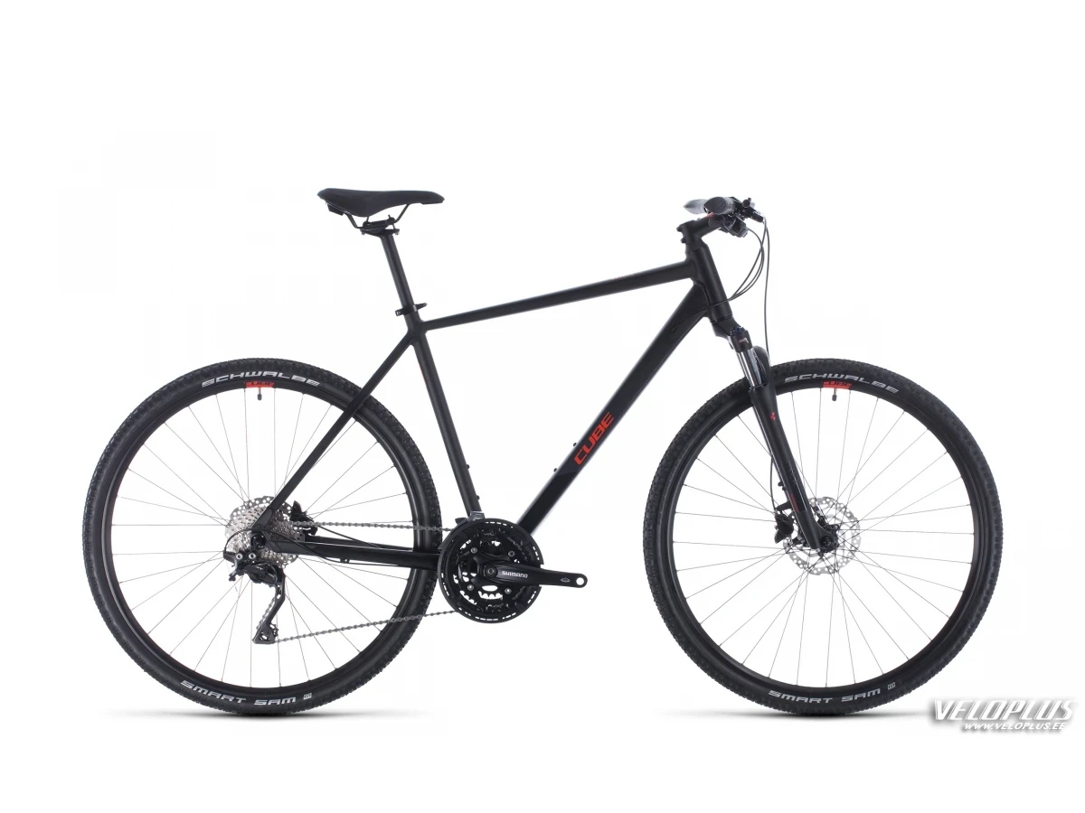 Polkupyörä Cube Nature EXC black´n´red 62cm
