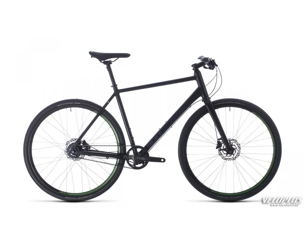 Ratas Cube Hyde Race must-roheline 62cm