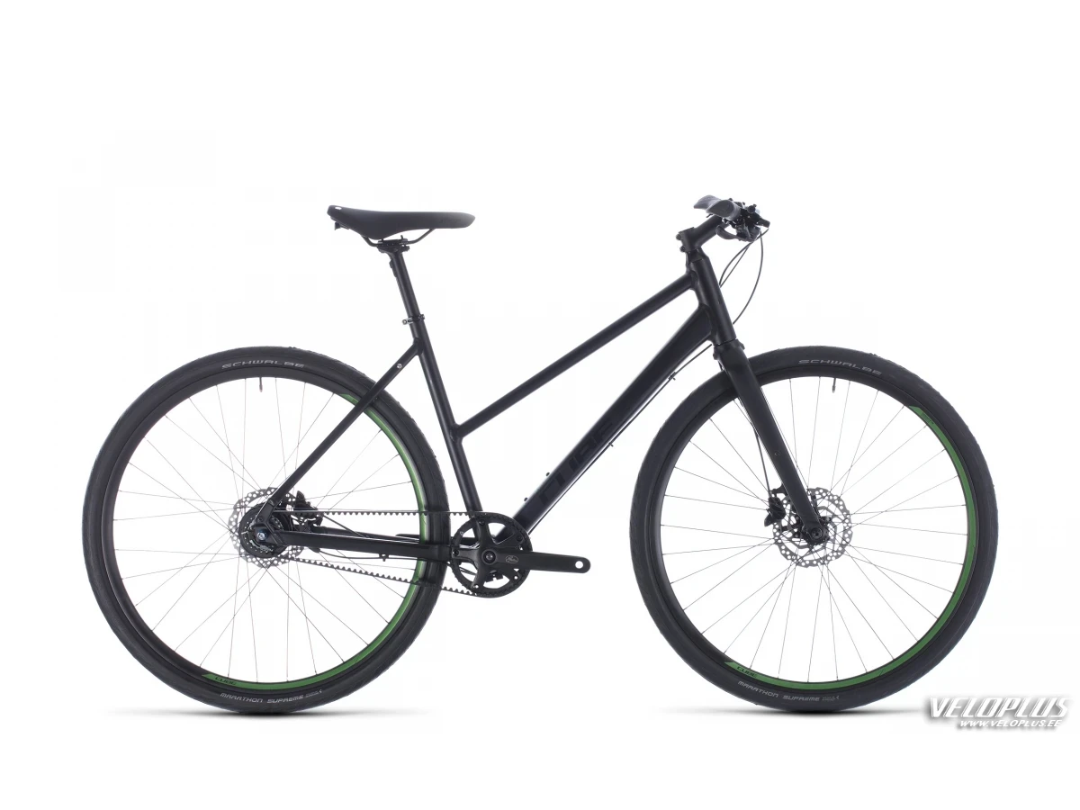 Ratas Cube Hyde Race must-roheline Lady T 54cm