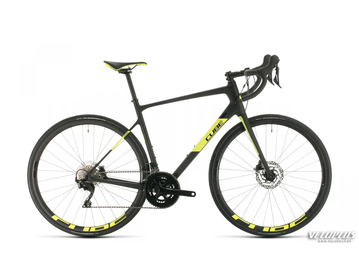 Ratas Cube Attain GTC Race carbon-kollane 58cm