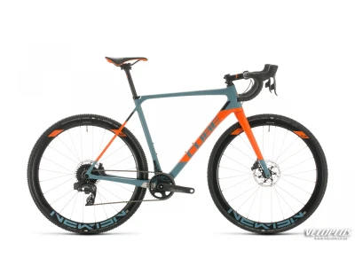 Ratas Cube Cross Race C:62 SLT sinakashall-oranž 50cm