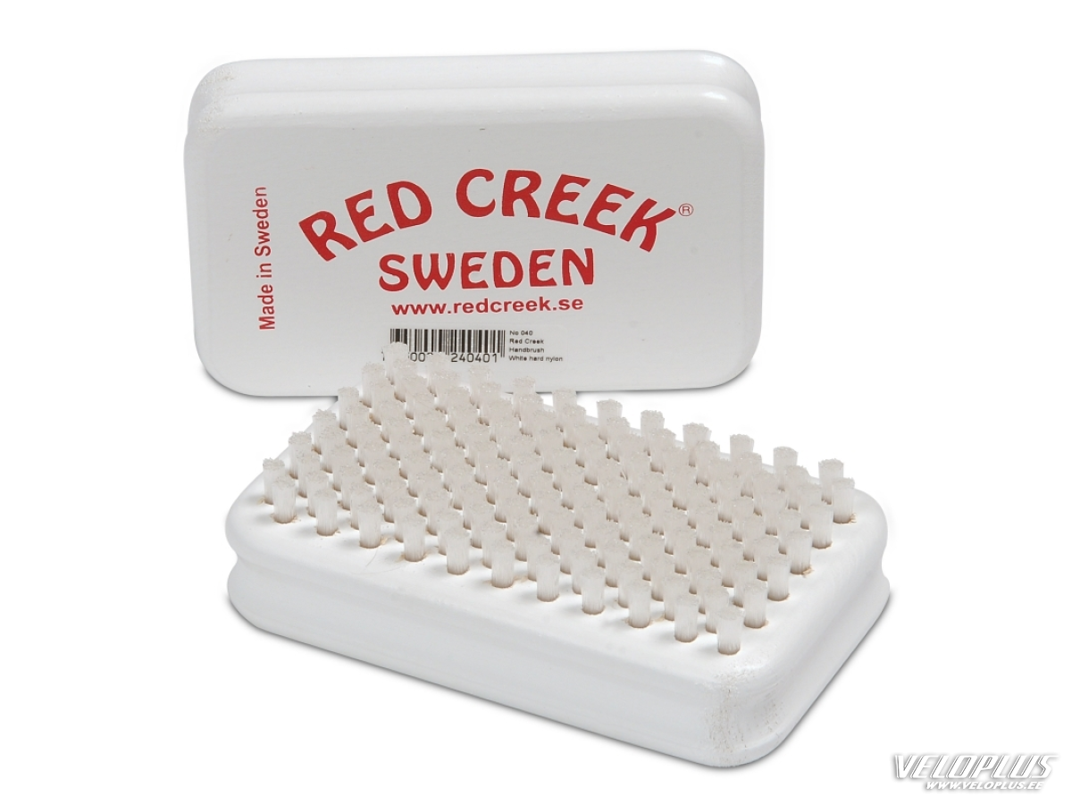 Handbrush RED CREEK white hard nylon