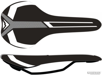 Saddle Merida Race black-white