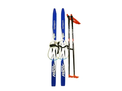 XC Skis set for kids 135 with bindings and poles