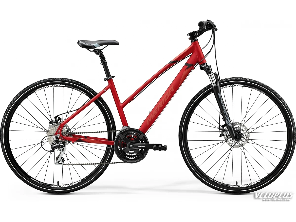Bike Merida Crossway 20-MD Lady S(46L) MATT X´MAS RED(BLACK/DARK RED)
