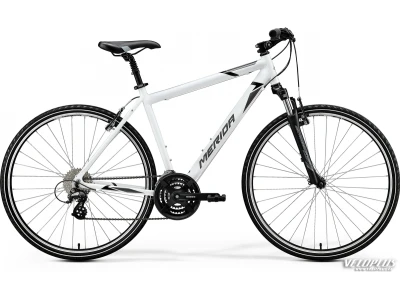 Bike Merida Crossway 15-V L(55) shiny white(black/grey)