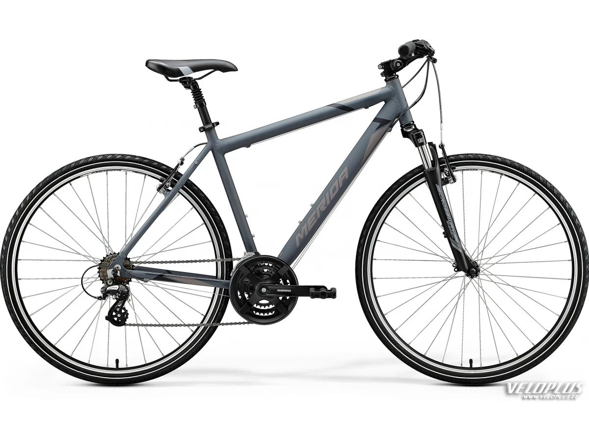 Bike Merida Crossway 10-V S-M(48) matt dark grey(black/grey)
